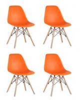 Стул Eames DSW оранжевый x4